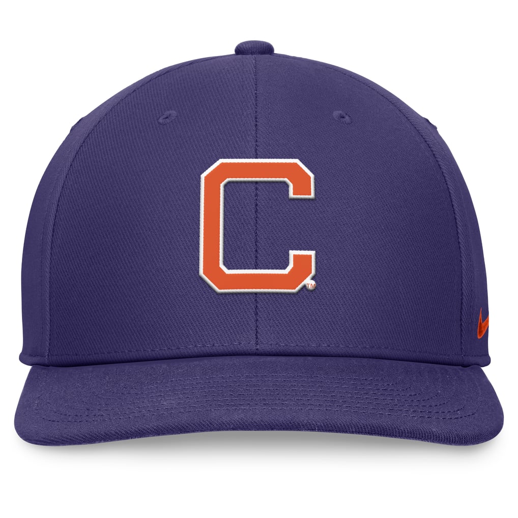 Clemson Tigers Nike Primetime Pro Snapback Hat - Purple